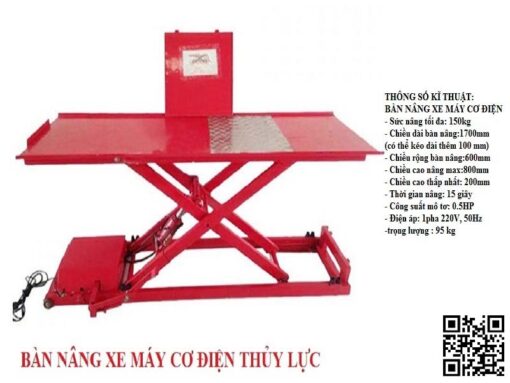 Bàn Nâng Xe Máy - Hình ảnh 3