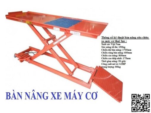 Bàn Nâng Xe Máy - Hình ảnh 4