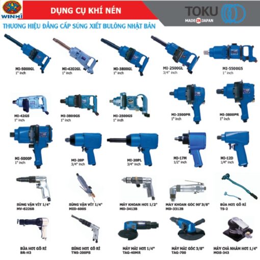 SÚNG XIẾT BULONG TOKU JAPAN - Hình ảnh 2