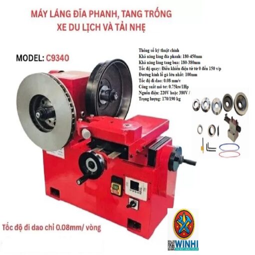 Máy Láng Đĩa Trống Phanh Cho Xe Du Lịch Và Xe Tải - Hình ảnh 3