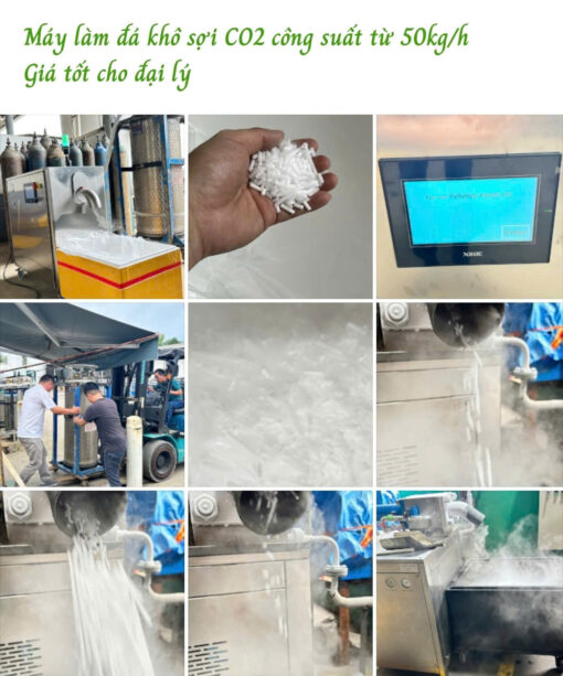 Đá Khô CO₂ Dạng Sợi 3 Li - Hình ảnh 4