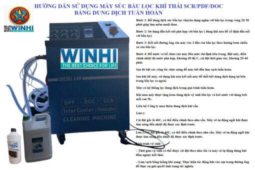 Máy Súc Rửa Carbon Muội Than Bầu Lọc Khí Xả DPF - Hình ảnh 4