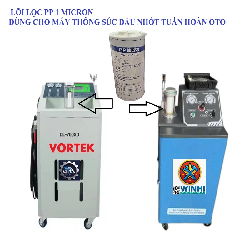LÕI LỌC PP 1 MICRON – CHUYÊN DỤNG CHO MÁY LỌC DẦU TUẦN HOÀN
