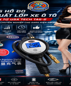 Đồng Hồ Đo Áp Suất Lốp Xe Ô Tô Điện Tử USA TECH TAG-2