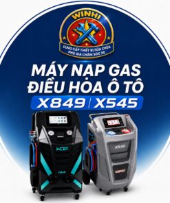 Máy Nạp Gas Điều Hòa Ô Tô X849/X545 Chính Hãng