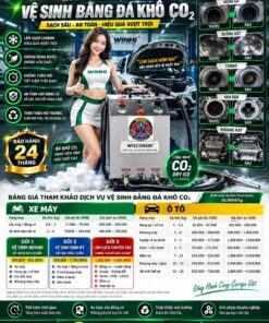 Bảng giá vệ sinh bằng đá khô CO₂ WINHI